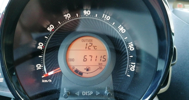 Toyota Aygo cena 45900 przebieg: 67107, rok produkcji 2020 z Grudziądz małe 191